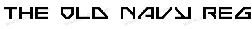 The Old Navy Regular字体转换